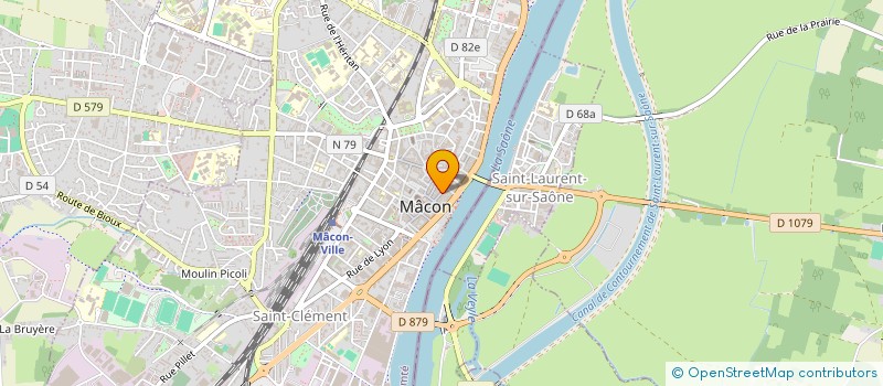 localisation de l'entreprise SCI P.H.4  MACON