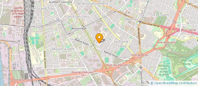 localisation de l'entreprise SCI P.H  LYON