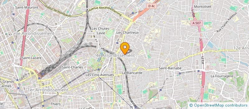 localisation de l'entreprise SCI P.H.B à MARSEILLE
