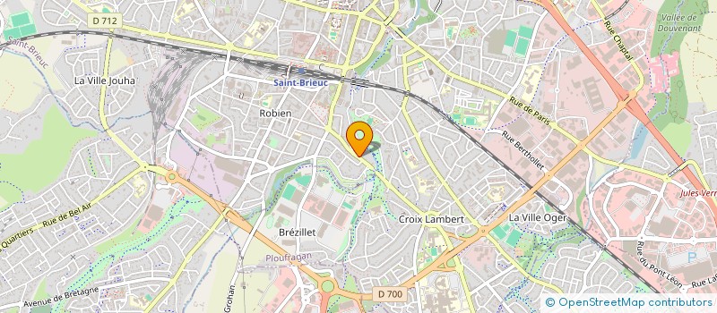 localisation de l'entreprise SCI P H I X A D A M A à SAINT-BRIEUC