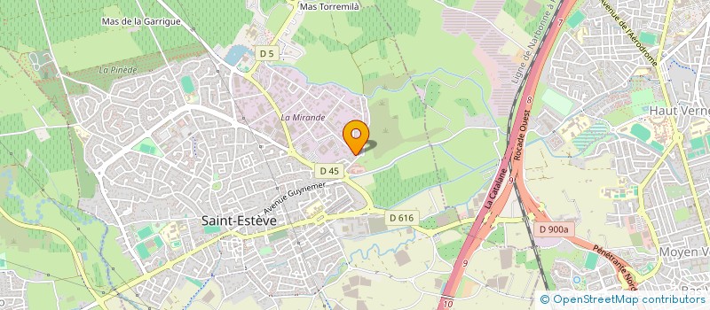 localisation de l'entreprise SCI P.H.M.D  SAINT-ESTEVE