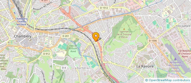 localisation de l'entreprise SCI P.I.A.F.  BARBERAZ