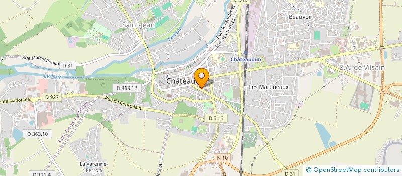 localisation de l'entreprise SCI P J à CHATEAUDUN