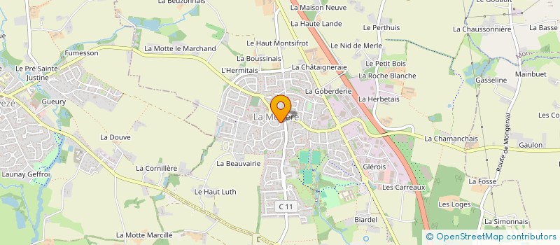 localisation de l'entreprise SCI P.J.E  IRODOUER