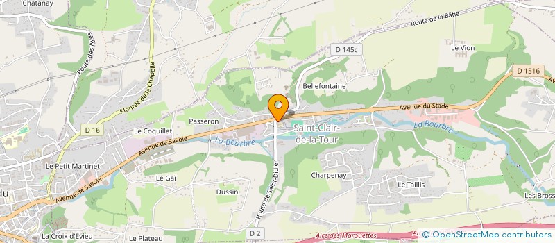 localisation de l'entreprise SCI P J M  RUY-MONTCEAU