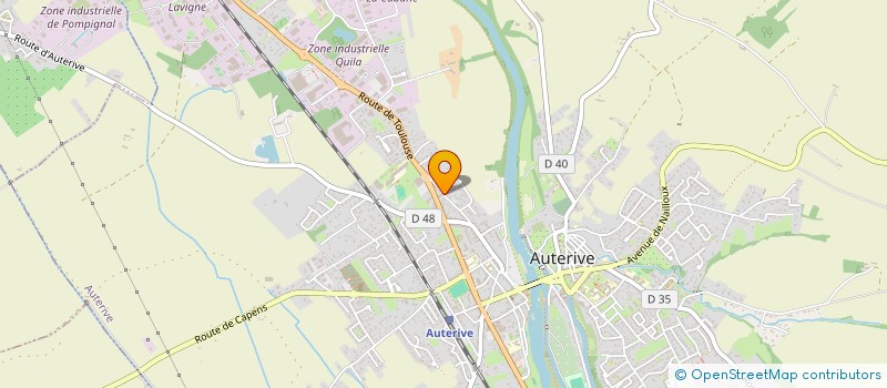 localisation de l'entreprise SCI P.J.S.C.  AUTERIVE