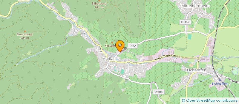 localisation de l'entreprise SCI P.K.  ANDLAU