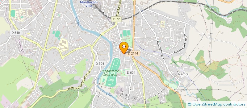 localisation de l'entreprise SCI P.L à MONTLUCON