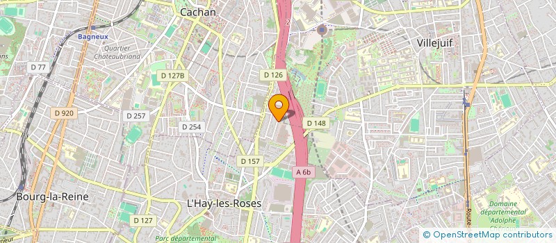 localisation de l'entreprise SCI P.L.  L'HAY-LES-ROSES
