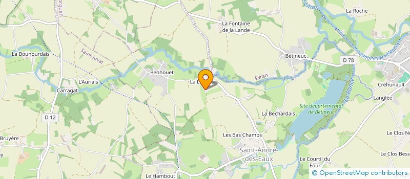 localisation de l'entreprise SCI P.L.E  SAINT-ANDRE-DES-EAUX