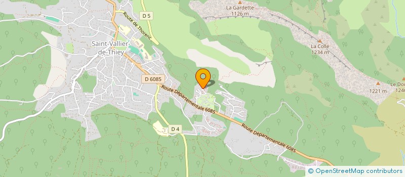localisation de l'entreprise SCI P.L.E.M.F  SAINT-VALLIER-DE-THIEY