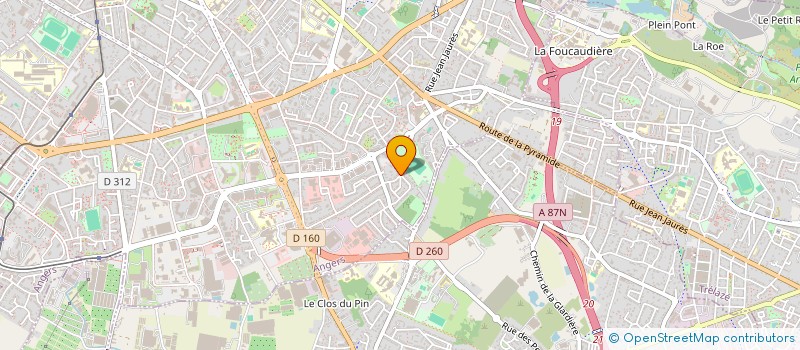 localisation de l'entreprise SCI P L G  ANGERS