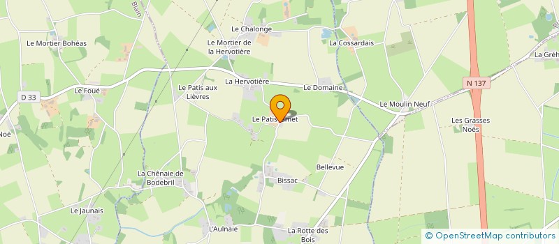 localisation de l'entreprise SCI P.L.P.-C.L.P.  HERIC