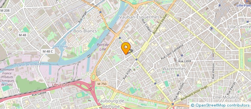 localisation de l'entreprise SCI P.M. à LILLE
