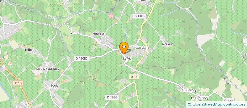 localisation de l'entreprise SCI  P.M.  CARDAN