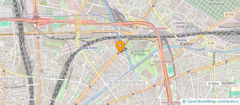 localisation de l'entreprise SCI P.M.B.  PARIS