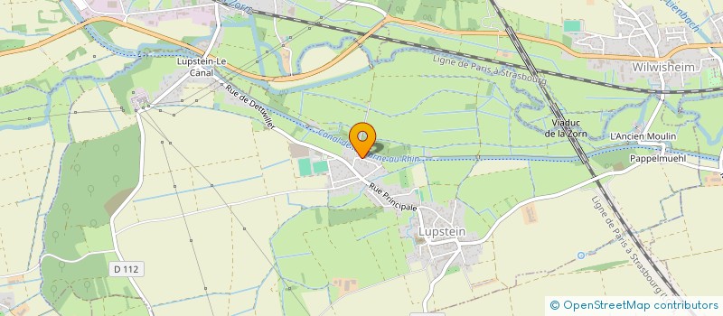 localisation de l'entreprise SCI P.M.C.J  LUPSTEIN