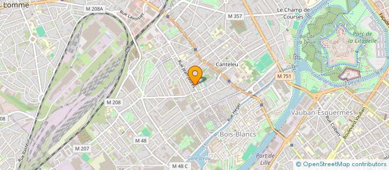 localisation de l'entreprise SCI P.M. DELCOURT DESPATURE  LILLE