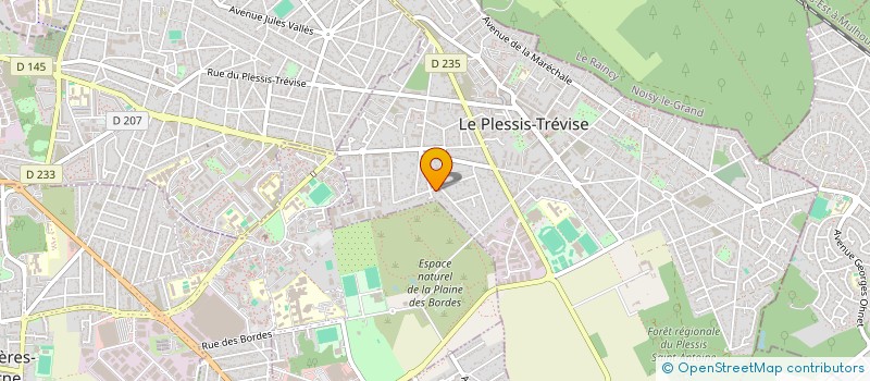 localisation de l'entreprise SCI P M J 94  LE PLESSIS-TREVISE