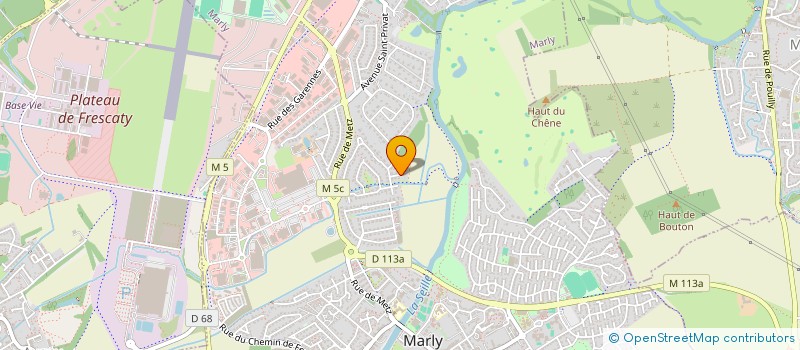 localisation de l'entreprise SCI P.M.O.  MARLY