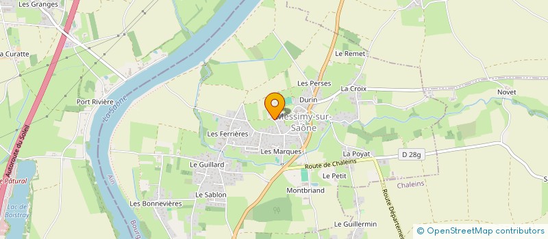 localisation de l'entreprise SCI P.M.V. DU 396 RUE FRANCOIS  MESSIMY-SUR-SAONE