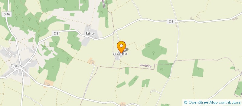 localisation de l'entreprise SCI P.N.B.S.  VERDELOT