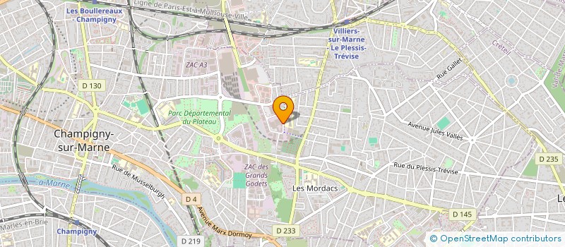 localisation de l'entreprise SCI P.N DISTRIBUTION  CHAMPIGNY-SUR-MARNE