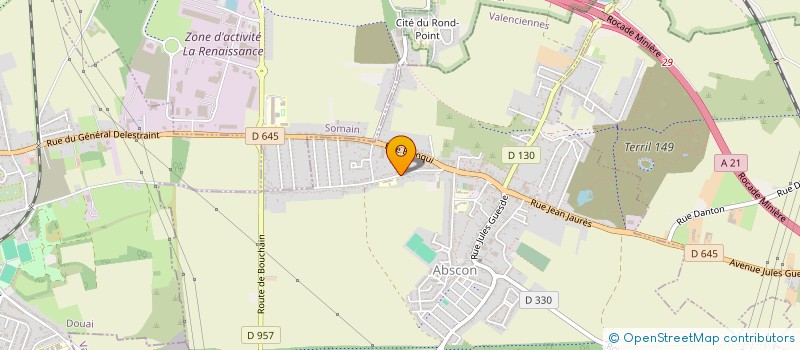 localisation de l'entreprise SCI P.P.E  ABSCON