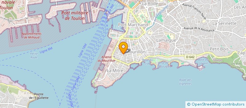 localisation de l'entreprise SCI P.P.F  TOULON