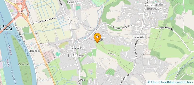 localisation de l'entreprise SCI P.P.L  LATRESNE