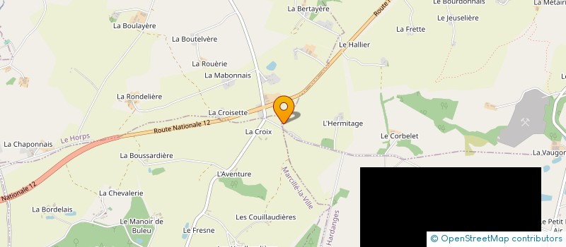 localisation de l'entreprise SCI P.P.L.S.I. CENTRE  LE HORPS