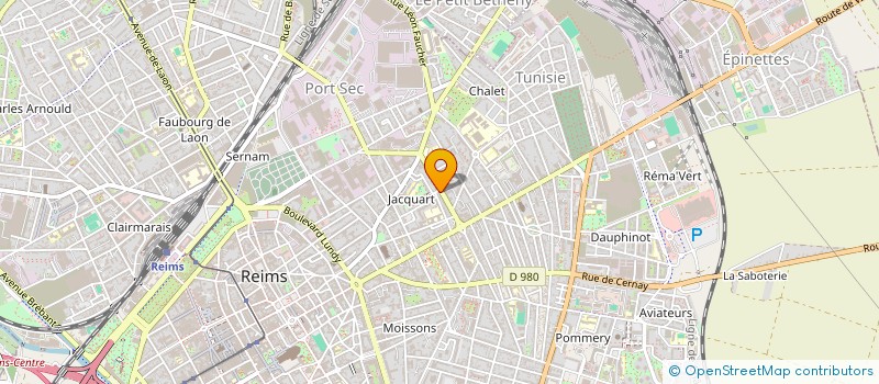 localisation de l'entreprise SCI P.P.T.G.  REIMS