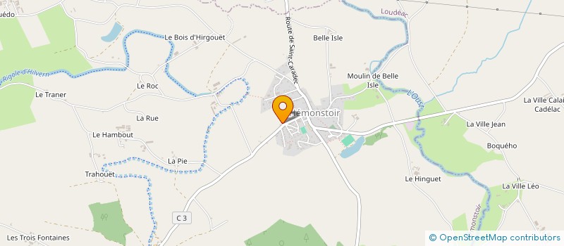 localisation de l'entreprise SCI P.P.V.M.  HEMONSTOIR