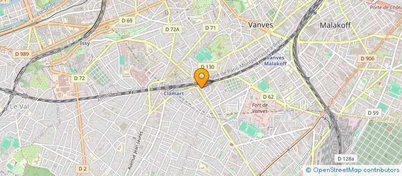 localisation de l'entreprise SCI P&PC'SFY  MALAKOFF