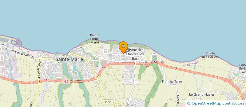 localisation de l'entreprise SCI P.R.C.F.P. à SAINTE-MARIE