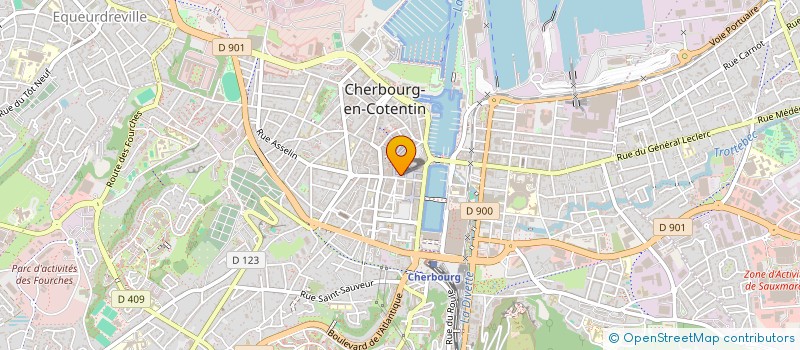 localisation de l'entreprise SCI P.R.C.S. à CHERBOURG-EN-COTENTIN