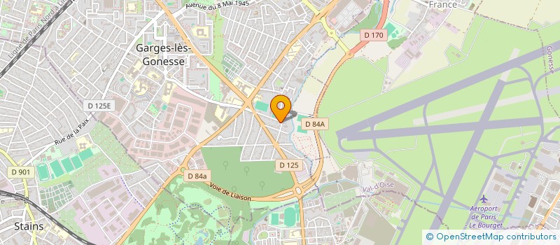 localisation de l'entreprise SCI P.R.J. à GARGES-LES-GONESSE