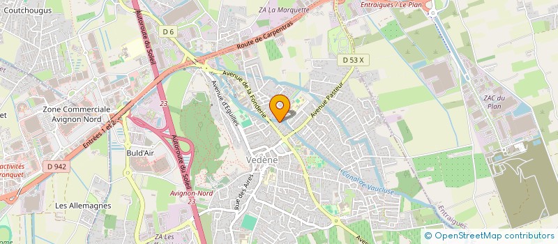 localisation de l'entreprise SCI P.R.JC MARTINEZ  VEDENE