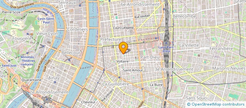 localisation de l'entreprise SCI P.R.L.G  LYON