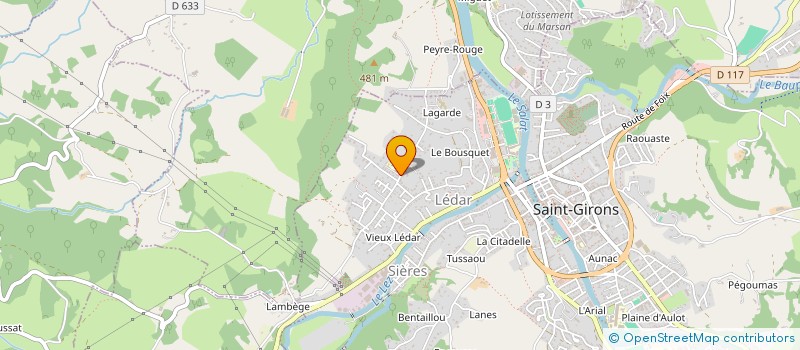 localisation de l'entreprise SCI P.ROGER à SAINT-GIRONS