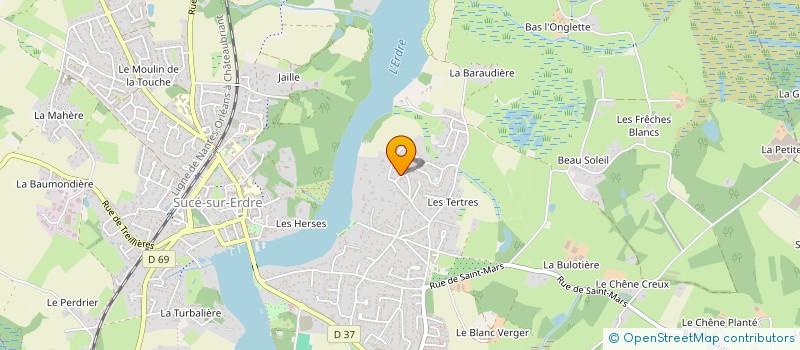 localisation de l'entreprise SCI P&S  SUCE-SUR-ERDRE