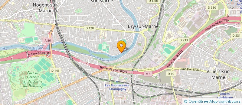 localisation de l'entreprise SCI P.S.F BOISSY 2  LE PERREUX-SUR-MARNE