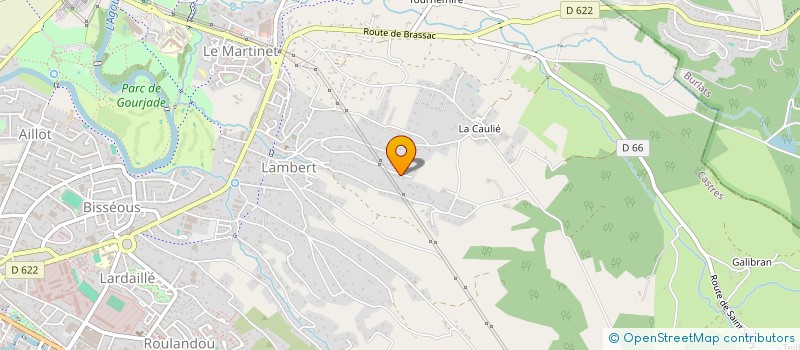 localisation de l'entreprise SCI P S G CHAVERNAC IMMO  CASTRES