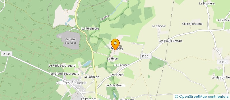 localisation de l'entreprise SCI P.S.H.  CONTILLY