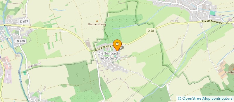 localisation de l'entreprise SCI P.S.L  DIEFFENBACH-LES-WRTH