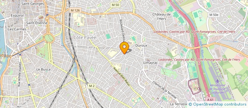 localisation de l'entreprise SCI P.S MAGRESSOLLES à TOULOUSE
