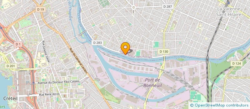 localisation de l'entreprise SCI P.S.R à SAINT-MAUR-DES-FOSSES