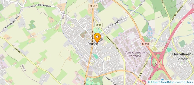 localisation de l'entreprise SCI P.T.P. à RONCQ