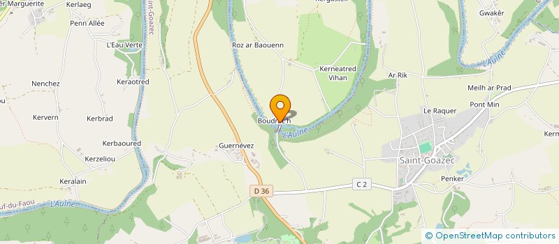 localisation de l'entreprise SCI P'TIT LOU INVESTISSEMENT  CHATEAUNEUF-DU-FAOU