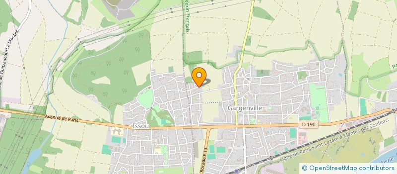 localisation de l'entreprise SCI P'TITE MERE  GARGENVILLE